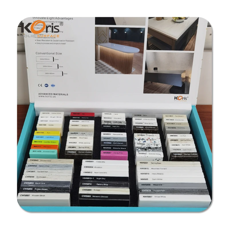 Engineered stone silica free Dark white artificial stone marble sheet modern style acrylic solid surface sheets for countertops