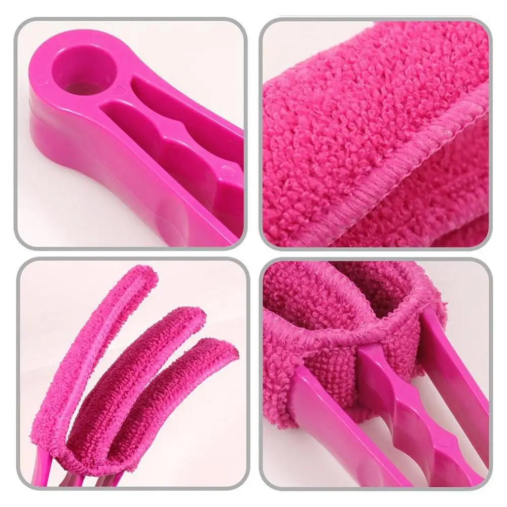 4 Sleeves Air Conditioner Window Shades use dust remove Blind cleaner