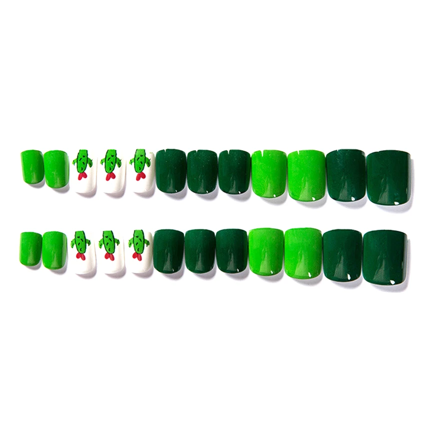 Nail Tips Artificial  Acrylic Nails Coffin Clear Full Cover Ballerina Artificial False Nail Tips 24pcs Finger Package