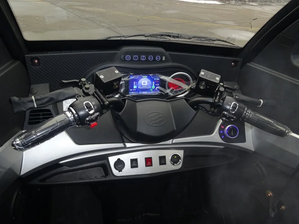 Two Seat Enclosed Covered Passenger Adult Tricycle