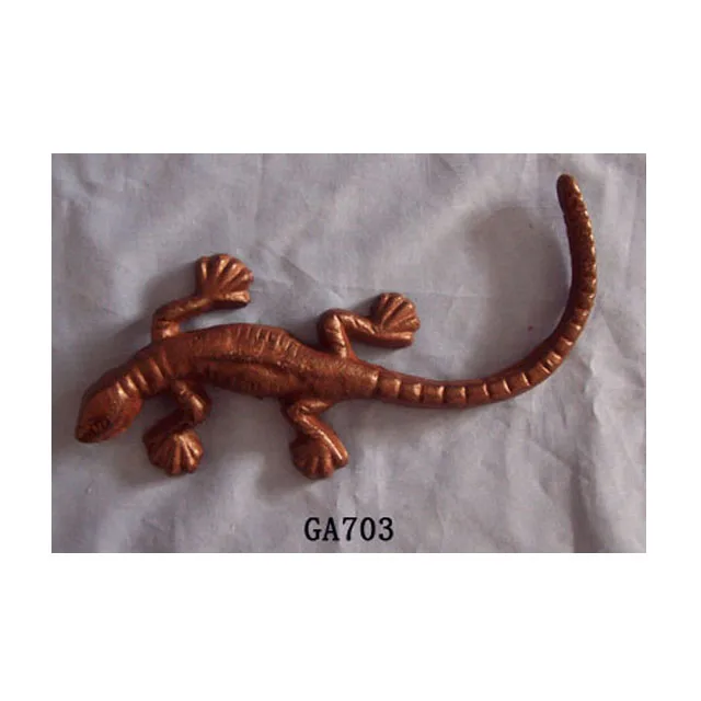 Садовые украшения в виде ящерицы, чугунная ящерица для дома, внутреннего дворика, газона, забора, заднего двора