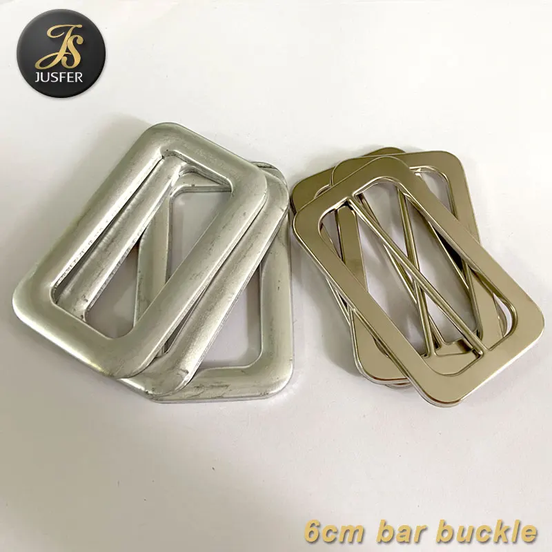 Belt buckle manufacture supply 2.3 inch aluminum belt buckle blank for belt garment square buckle