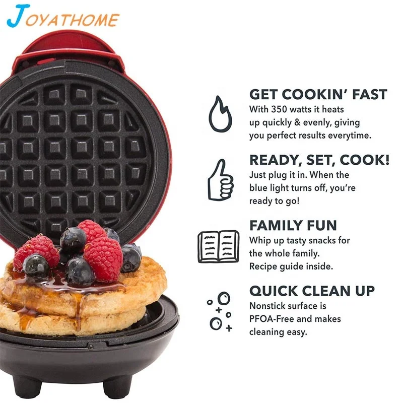 Joyathome 110 В 220 домашняя электрическая мини вафельница чайник кухонные принадлежности инструменты для приготовления пищи контейнеры