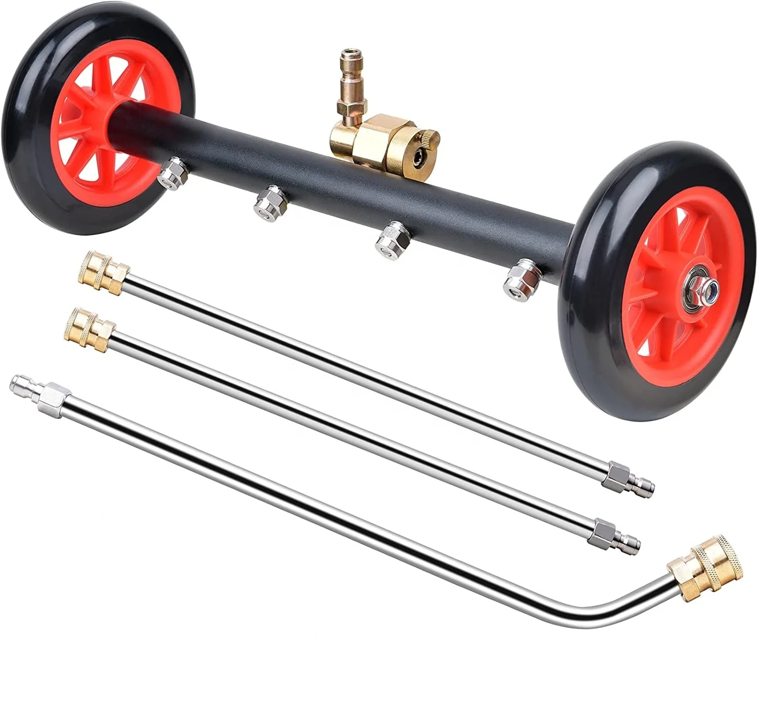 dual-function 16 inch pressure washer 1/4 quick release undercarriage cleaner wash for under car wash