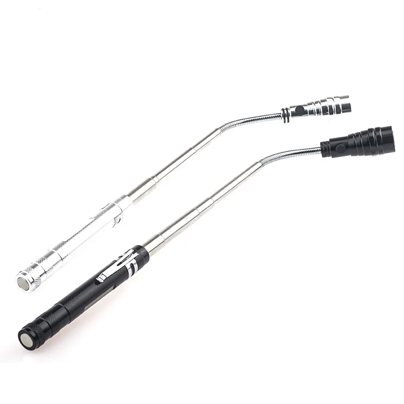Wholesale New Design High Quality Telescopic Antenna & Head Extending Flashlight Torch with Clip