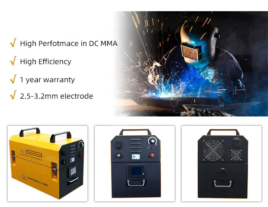 New arrival DC 48V Arc Welding Machine MMA 2.5KWH for Mini Welding Machine Stick Welder solar energy systems