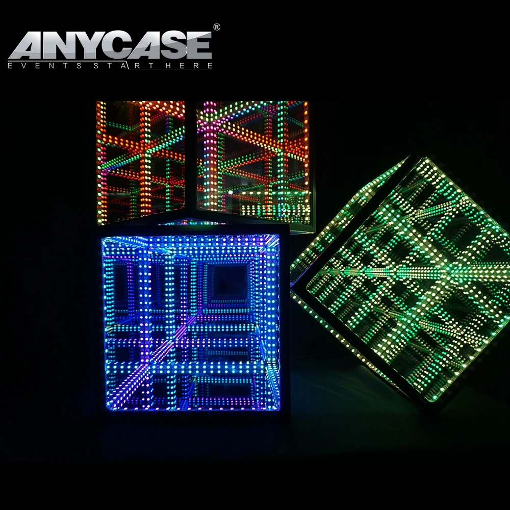 Discounting RGBW Battery Operate Garden decoration lights bedroom led hyper cube for weddings