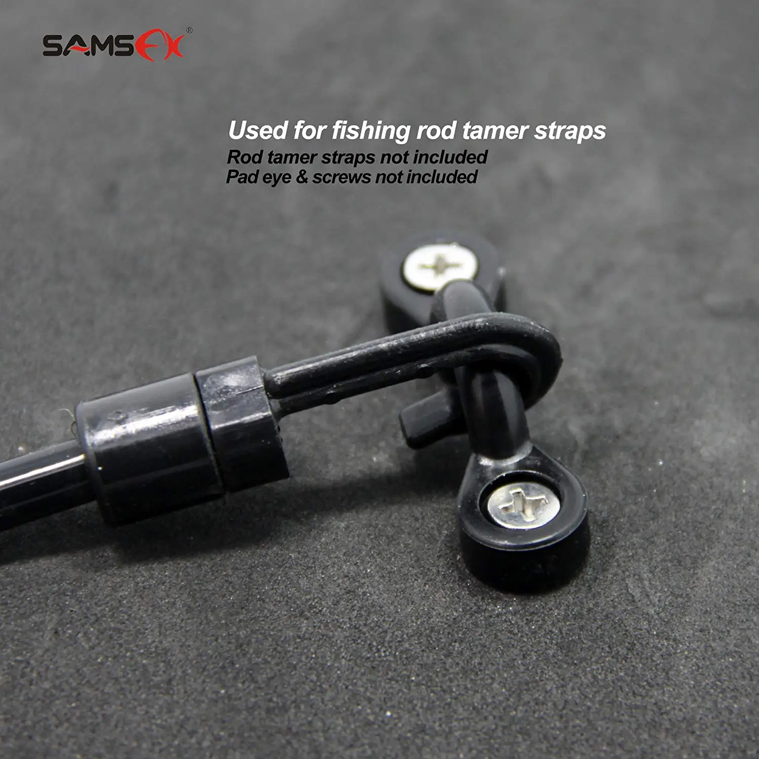 SAMSFX Bungee Cord Hook Shock Cord Hook Open Fit for 3/16 inch Rope Terminal Ends Tabbed S Open Hooks 10PCS