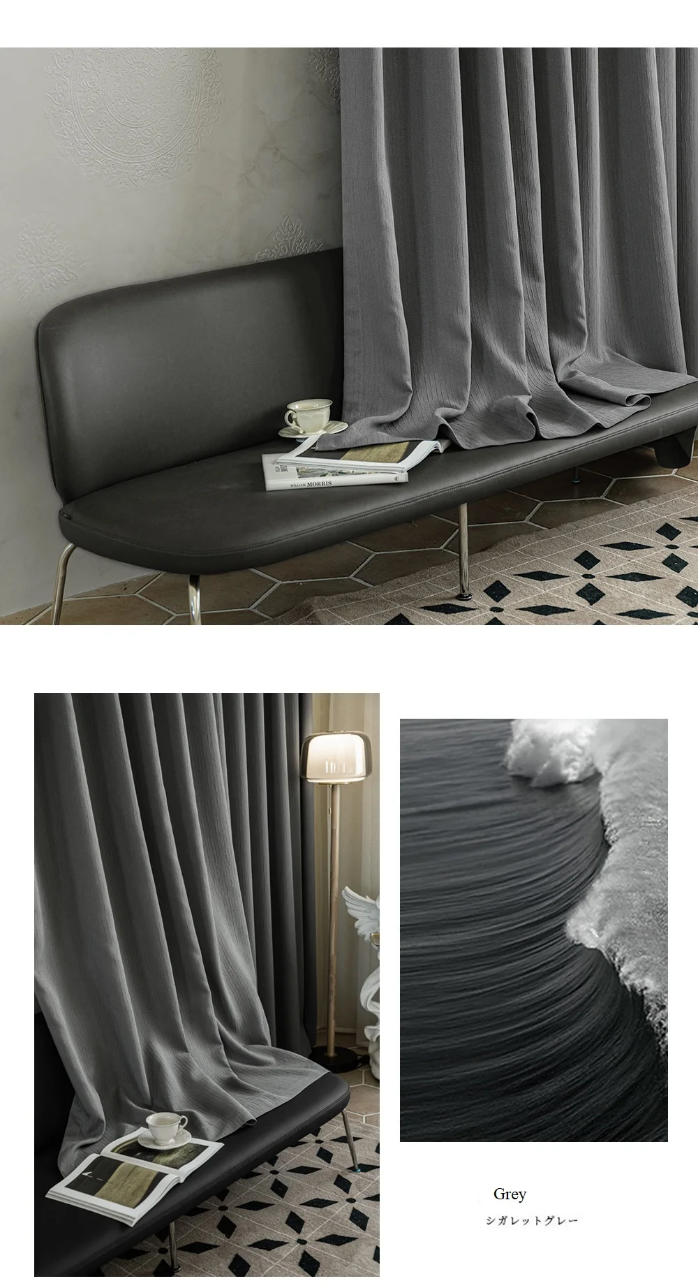 Custom european 100% blackout curtain fabric bedroom sunblocking  privacy polyester  living room curtain