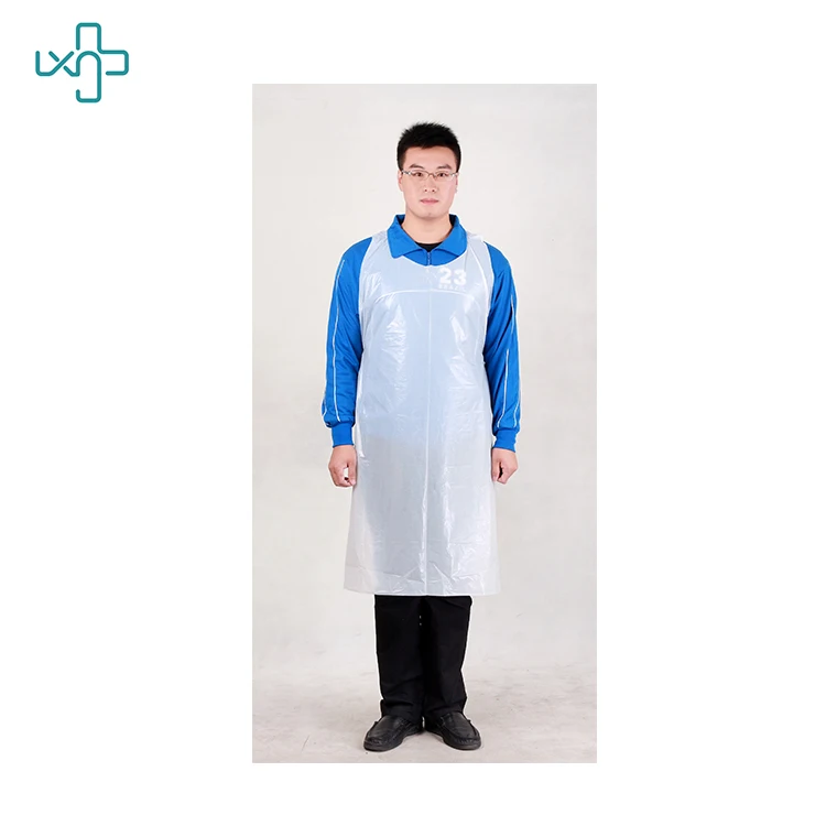 ISO CE Plastic waterproof protective disposable HDPE apron