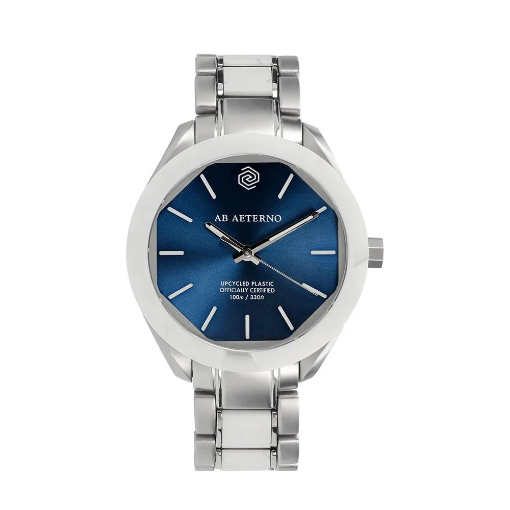 Hot Selling Italian Luxury Fashion Marine Environmental Recycled Materials High-end Quartz Waterproof Brand Watch For Men