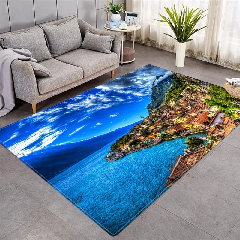 3d Modern Design Area Rug And Mat 3d Polyester Soft  landscapes  Carpet  40x 60cm(16x24inch) 12mm thickness