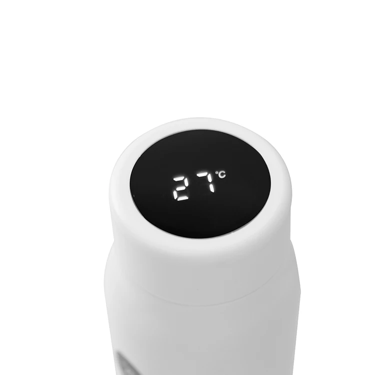 Everich double wall stainless steel vacuum flask water bottles with smart LED temperature display