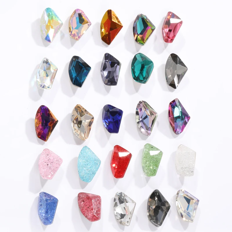 Factory Price Calactic Shaped Fancy Stone K9 Glass Pointback Rhinestone Diamond Gemstones Beads Shoes Jewelry