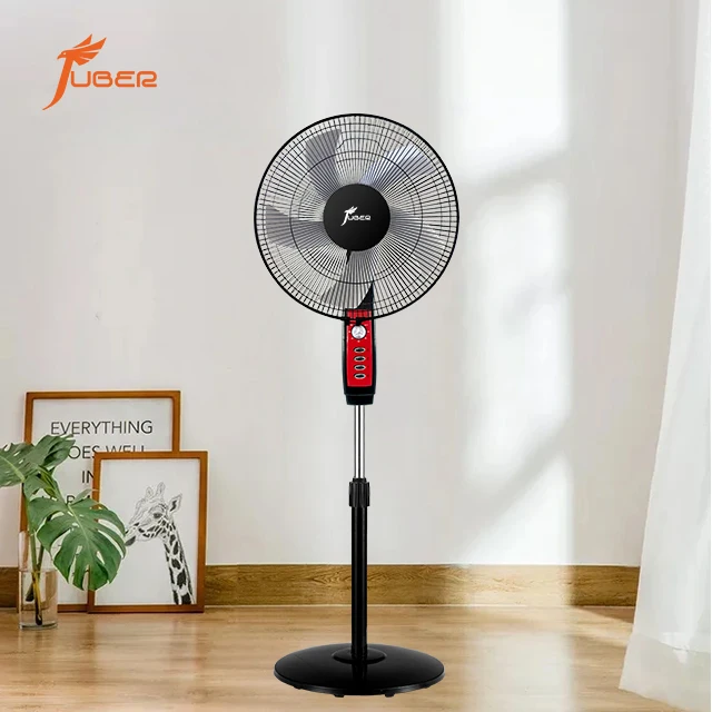 OEM Factory Electric Floor Stand Fan 16 Inch logo customized color box 16inch