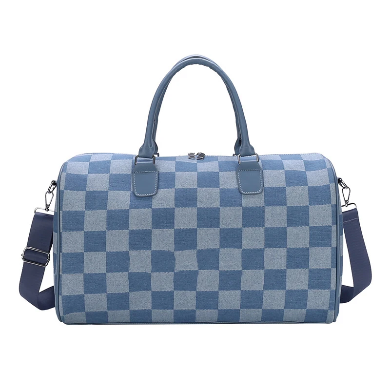 Korean Version Fashion Large Volume Printing Overnight  Luggage Bags Clothes Storage Duffel