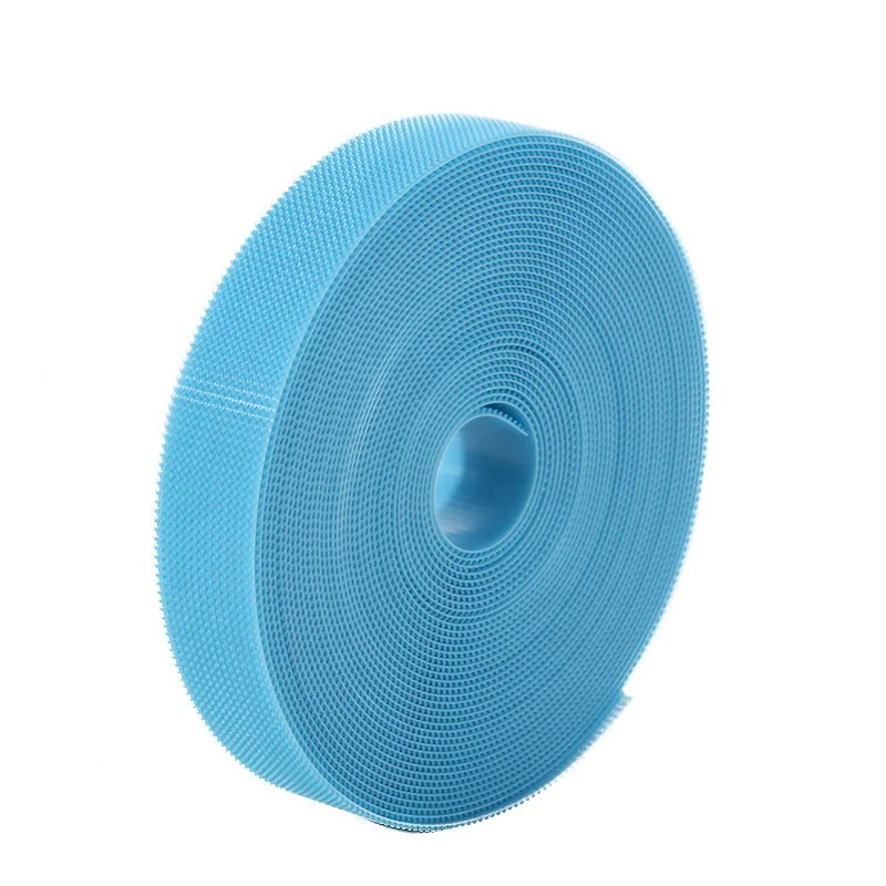 Smooth and Soft Wellco 100% Nylon Low Elasticity Hook and Loop Tape Injection Hook Soft Loop 10-150mm Hook Loop Tape