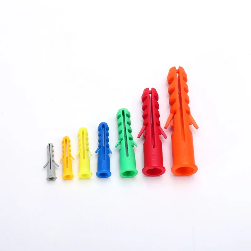 HF2021Wholesale Customized Good Quality Plastic Pe Expansion Anchor Wall Plugs Fastener Wood Screw Expansion Anchor