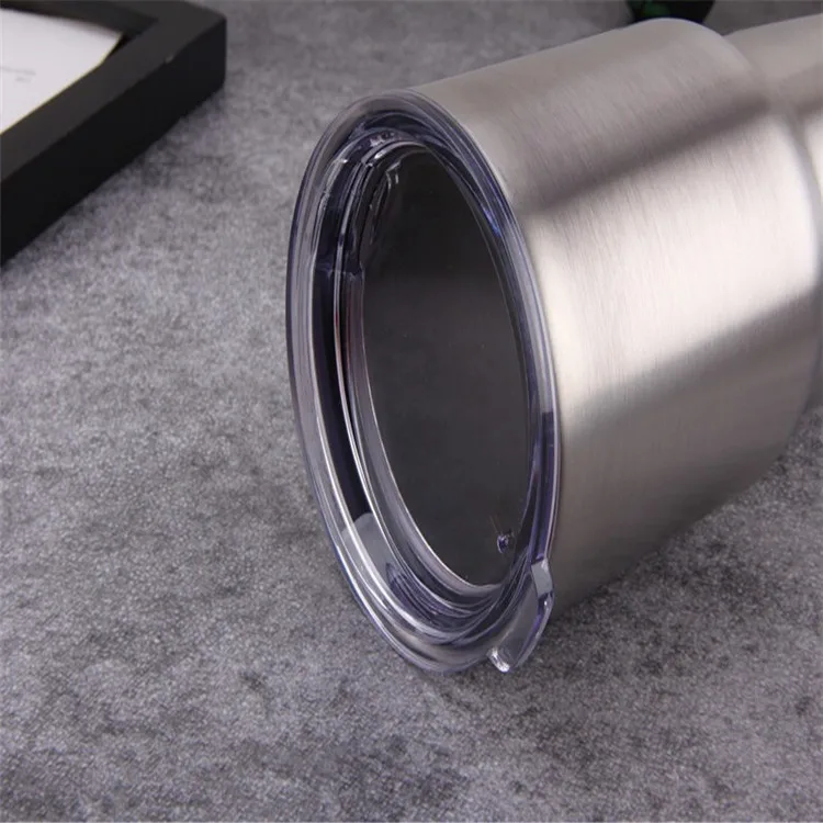 Summer Hot Sale  Customized SUS304 Stainless Steel Double Wall  Ice Bully Large Capacity Cover Cup 30oz