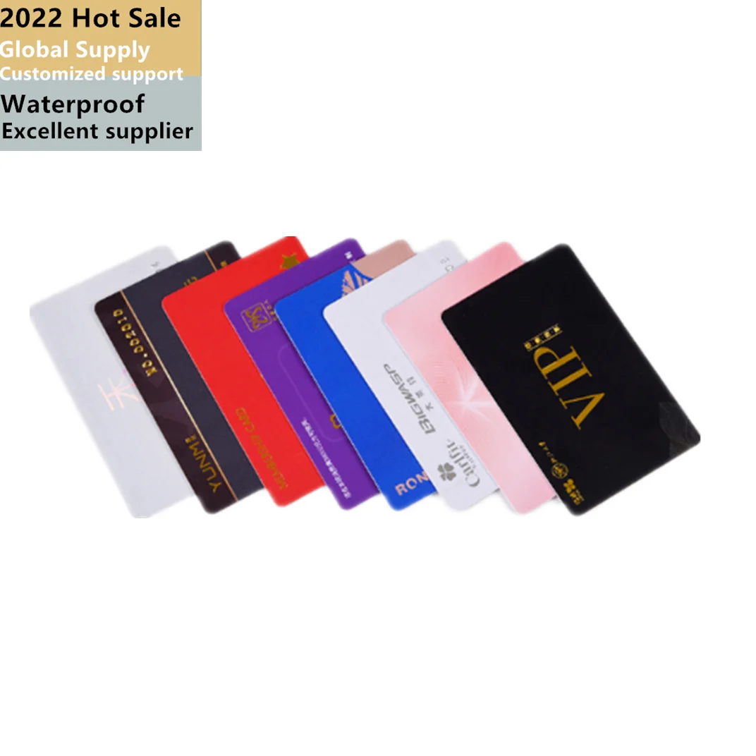 Factory Custom Printing Magnetic Stripe Membership Loyalty Card Vip Member Plastic Pvc Cards