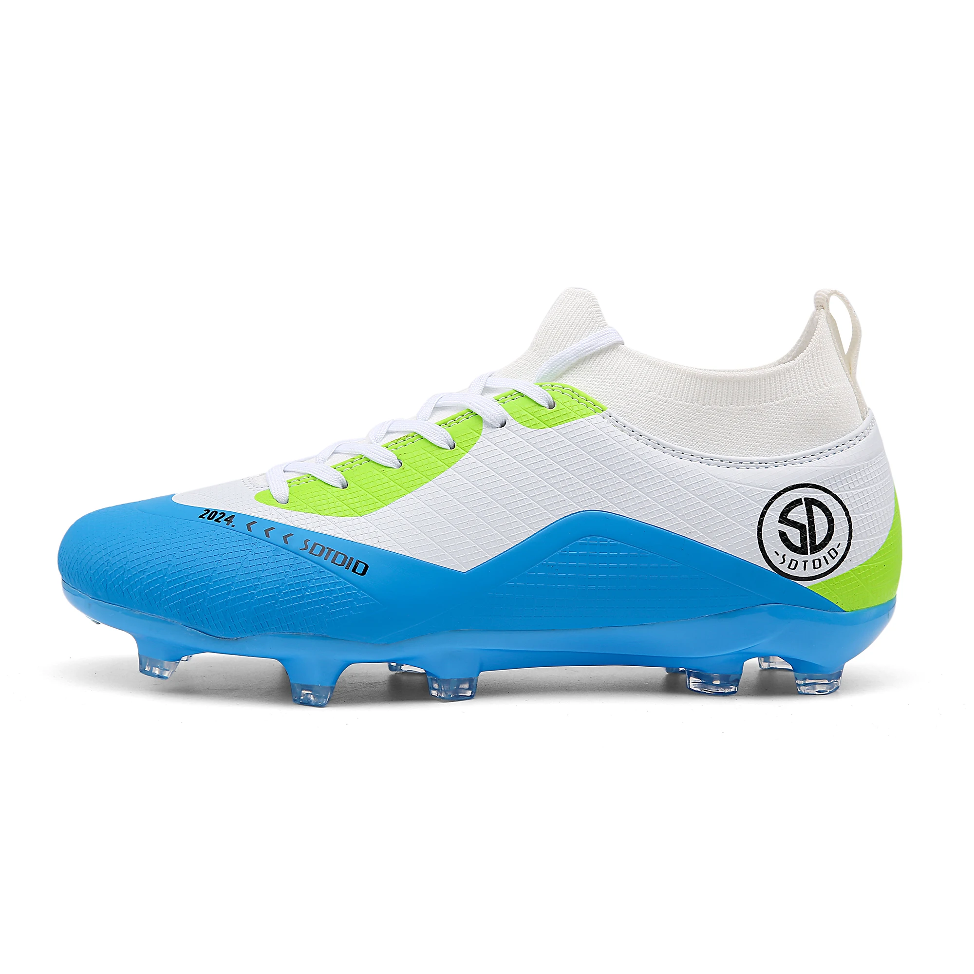 High Quality Soccer Boots Men Soccer Shoes Anti Training Outdoor Football Boots High Ankle Cleats Shoes