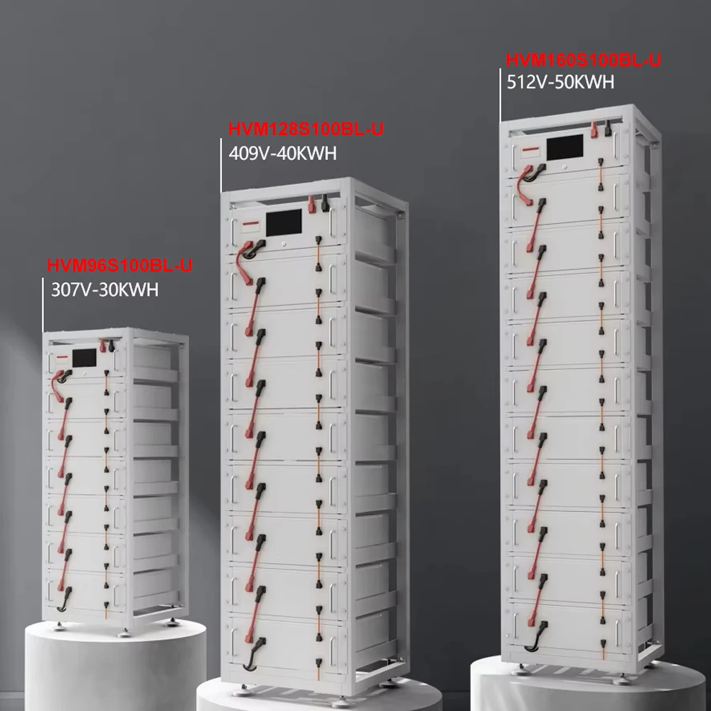 Amosolar High Voltage 358V 409V 512V 100AH Home Storage Lithium Ion Batteries Energy LiFePO4 Battery For Solar Factory Price