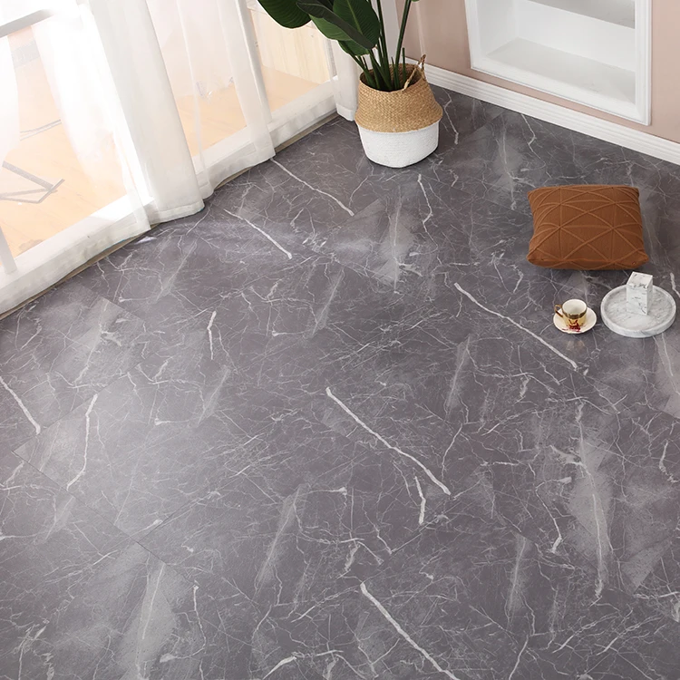 New Design Luxury Vinyl Flooring Low Price Marble Floor Tile Sticker Rigid PVC Material Vinyl Flooring Prices