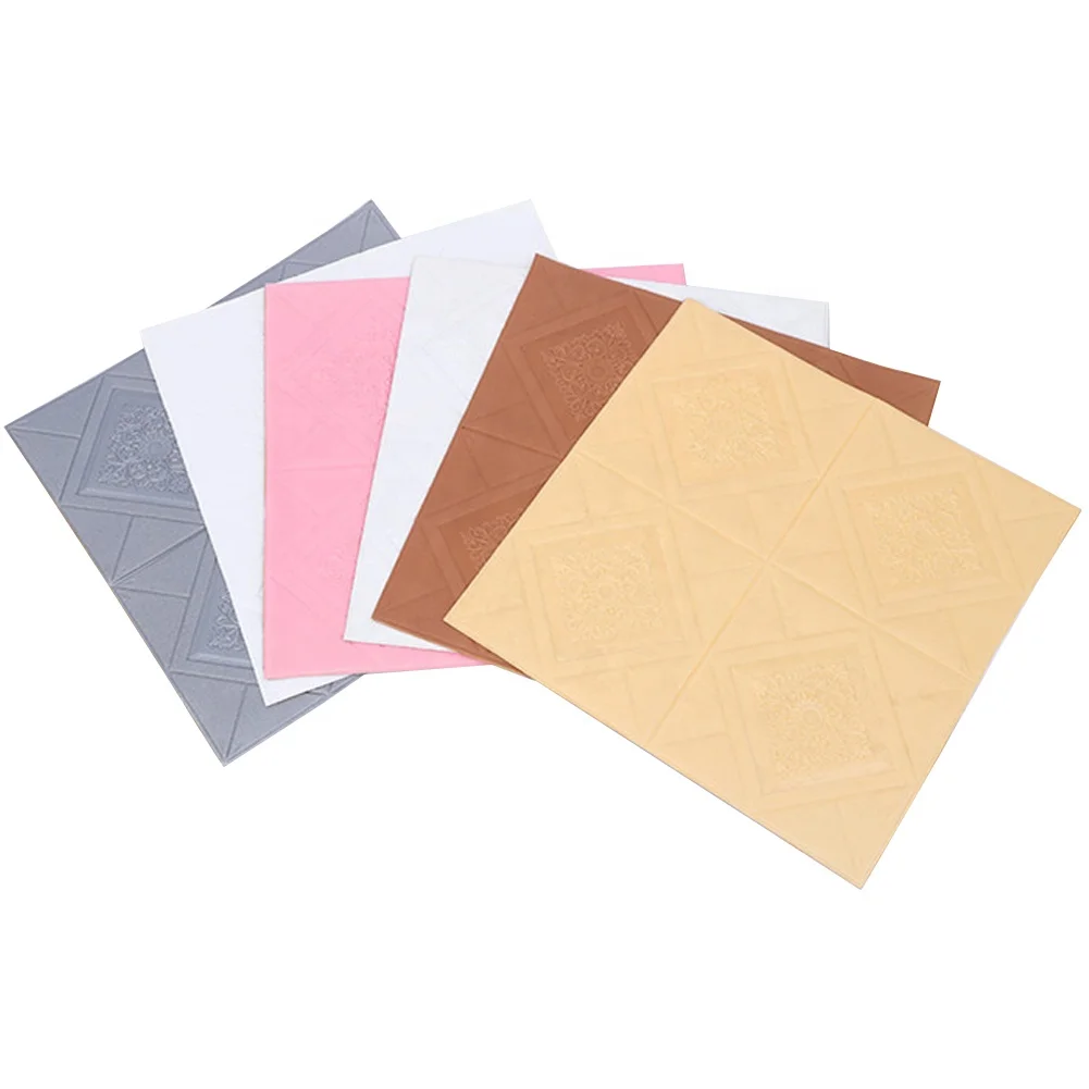 Interior Home Decoration Brick Design 3D  Pe Foam Wallpaper Wall Sticker Waterproof Self Adhesive  PE Foam Wall Stickers