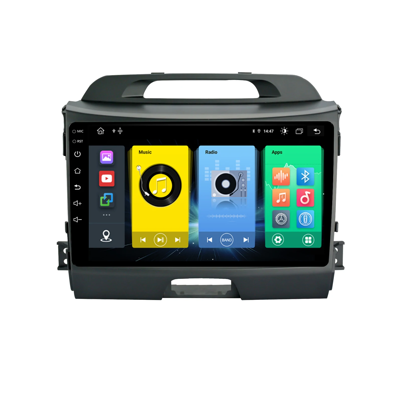 High Definition Android 10.1 For Kia Sportage Series 3 2010-2016 Audio Multimedia car DVD player