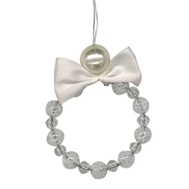 
Acrylic plastic electroplating pendant for Christmas Pearl 