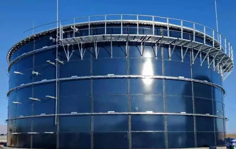 glass fused to steel tank for biogas plant project