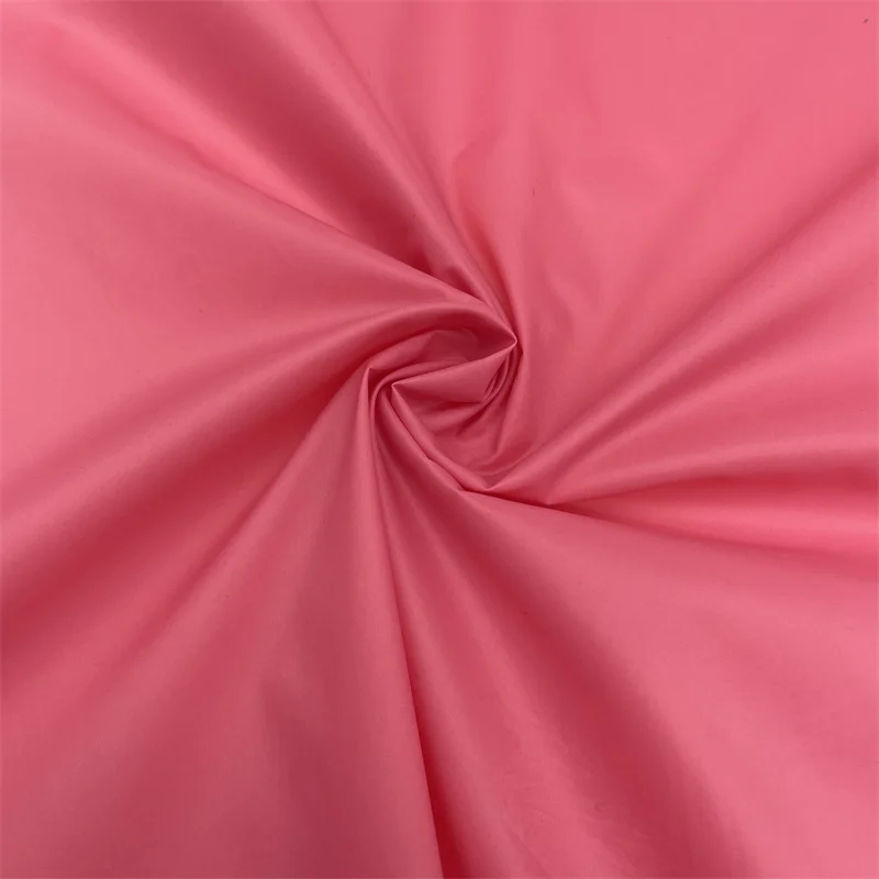 trilobal down proof calendering coat down jacket fabric Ultra-thin 20d 380t 400t 420t nylon taffeta glossy twinkle nylon fabric