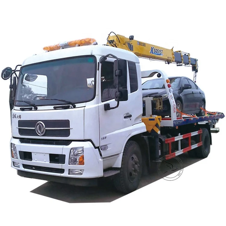 New arrival DONGFENG 4x2 trailer tow truck wrecker