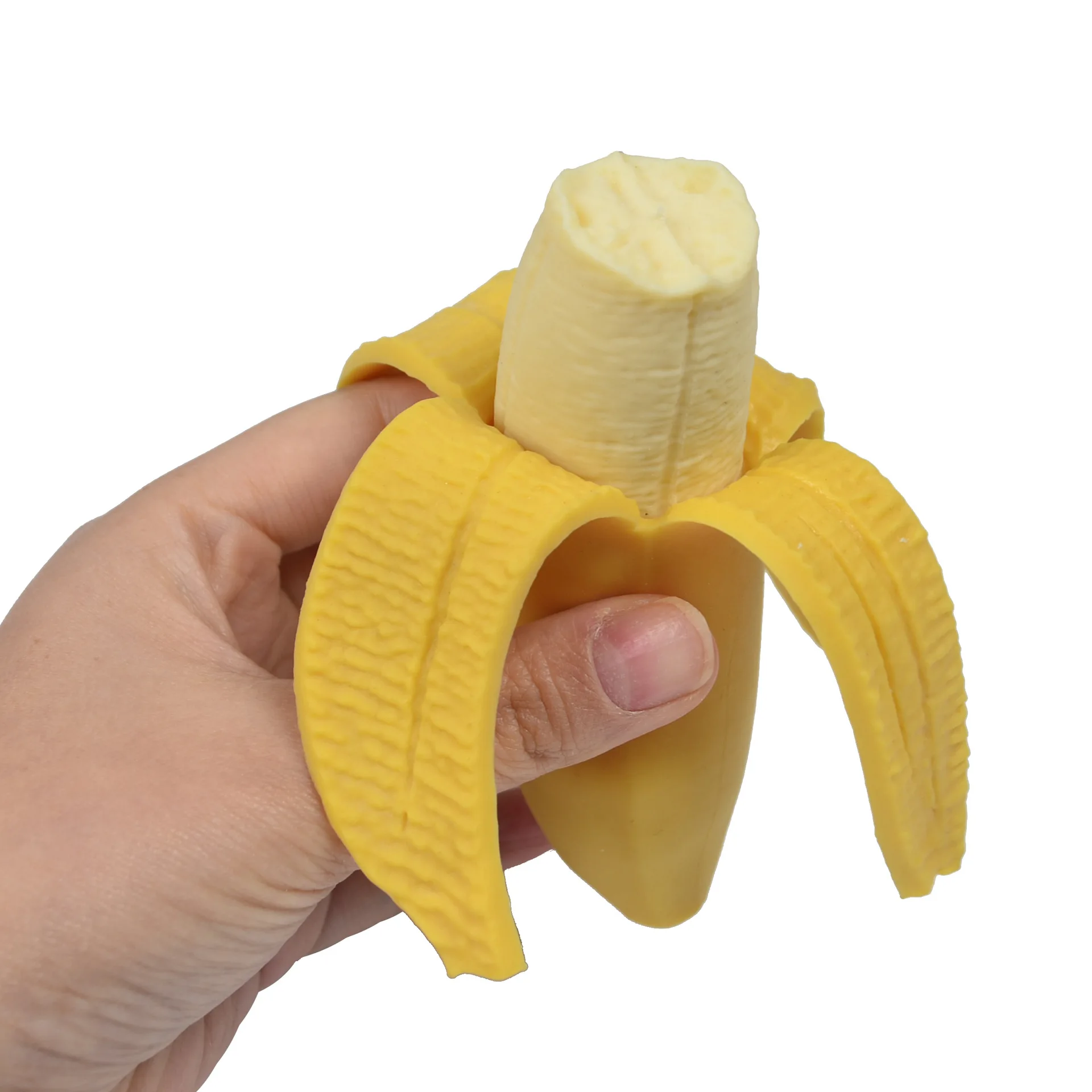 Hot Selling Anti-stress Interesting Squeeze Soft Cartoon Banana Fidget Toys