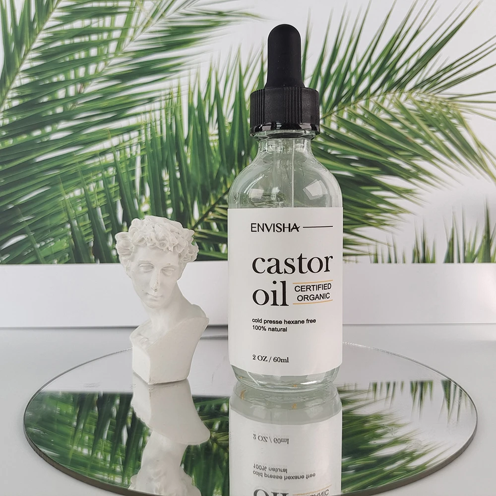 Оптом метка частного назначения чистый холодного отжима масла органического касторовое масло для волос для бровей и ресниц роста 60 мл ямайский черный касторовое масло эфирное масло