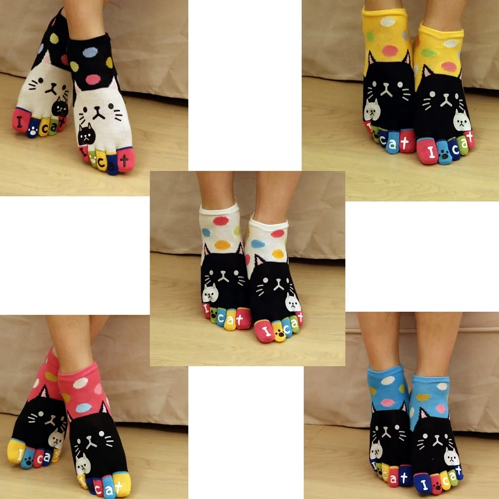 Cute cat cartoon baby girl anime sock