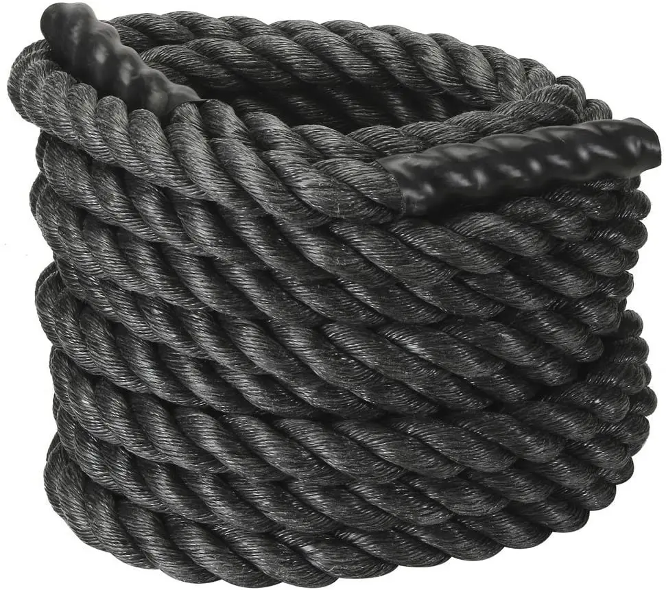 gym equipment sports power training battle ropes swing rope strength training thick battle rope
