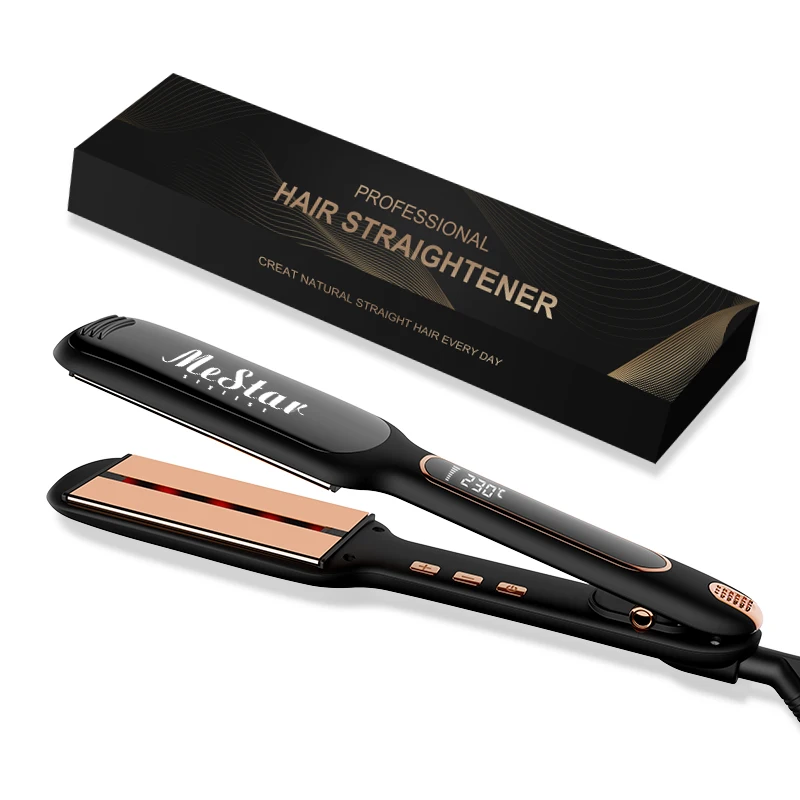 Factory price infrared flat iron hair titanium straightener vendor wide straightener wholesale