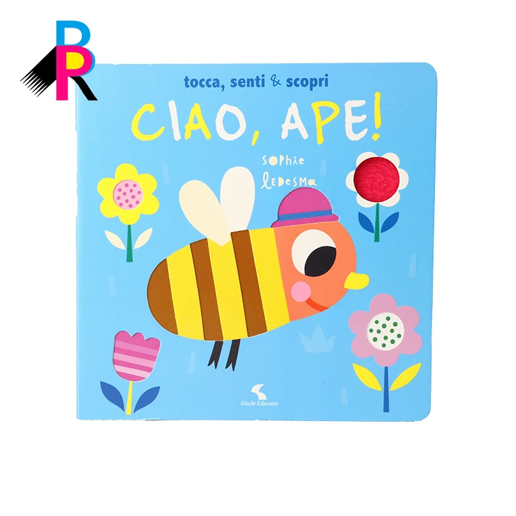 Free Sample Recycled Paper Customized Coloring Baby Book Children Board Book Printers