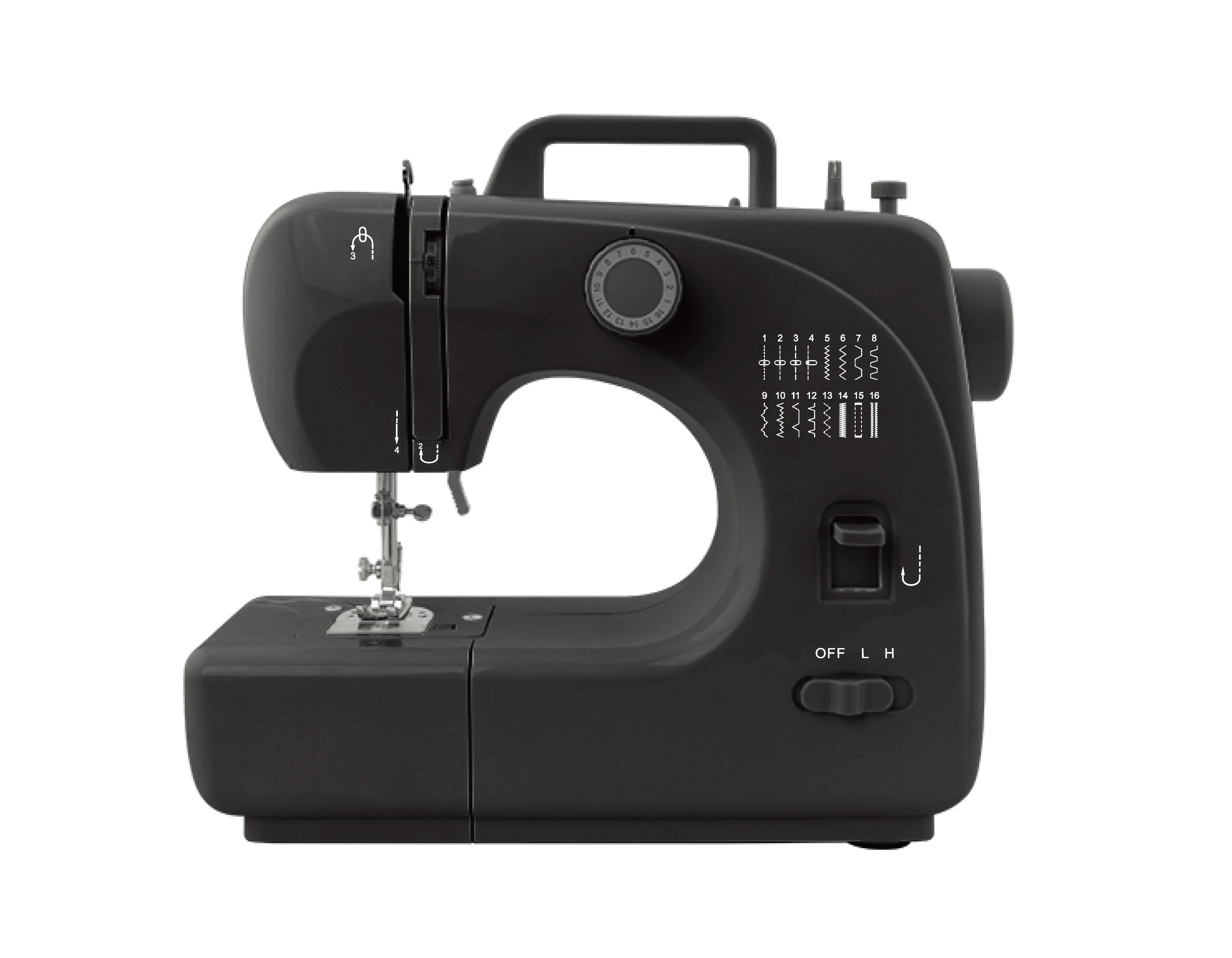 VOF FHSM-508 automatic shirt double stitch sewing machine with presser feet