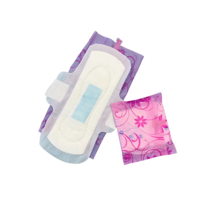 Fine sanitary napkin women period day&night use super breathable pads for lady in bales bulk