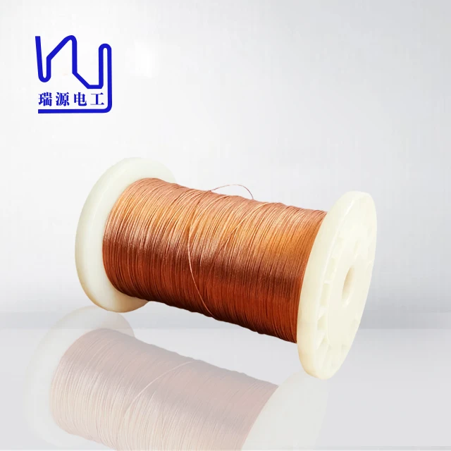 Изготовленный На Заказ медный провод Litz 0 10X23mm прямоугольный эмалированный для высоковольтного трансформатора