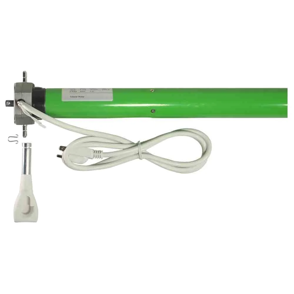 Электрический роликовый затеняющий трубчатый двигатель встроенный источник питания с пультом дистанционного управления одним роликовым двигателем