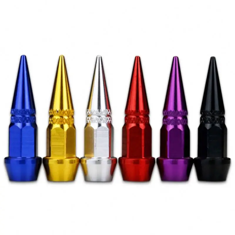 Car Tire Personality Refitting Valve Pointed Bullet Valve Motorcycle Bicycle Valve 45mm 4 PCS Tire Fittings