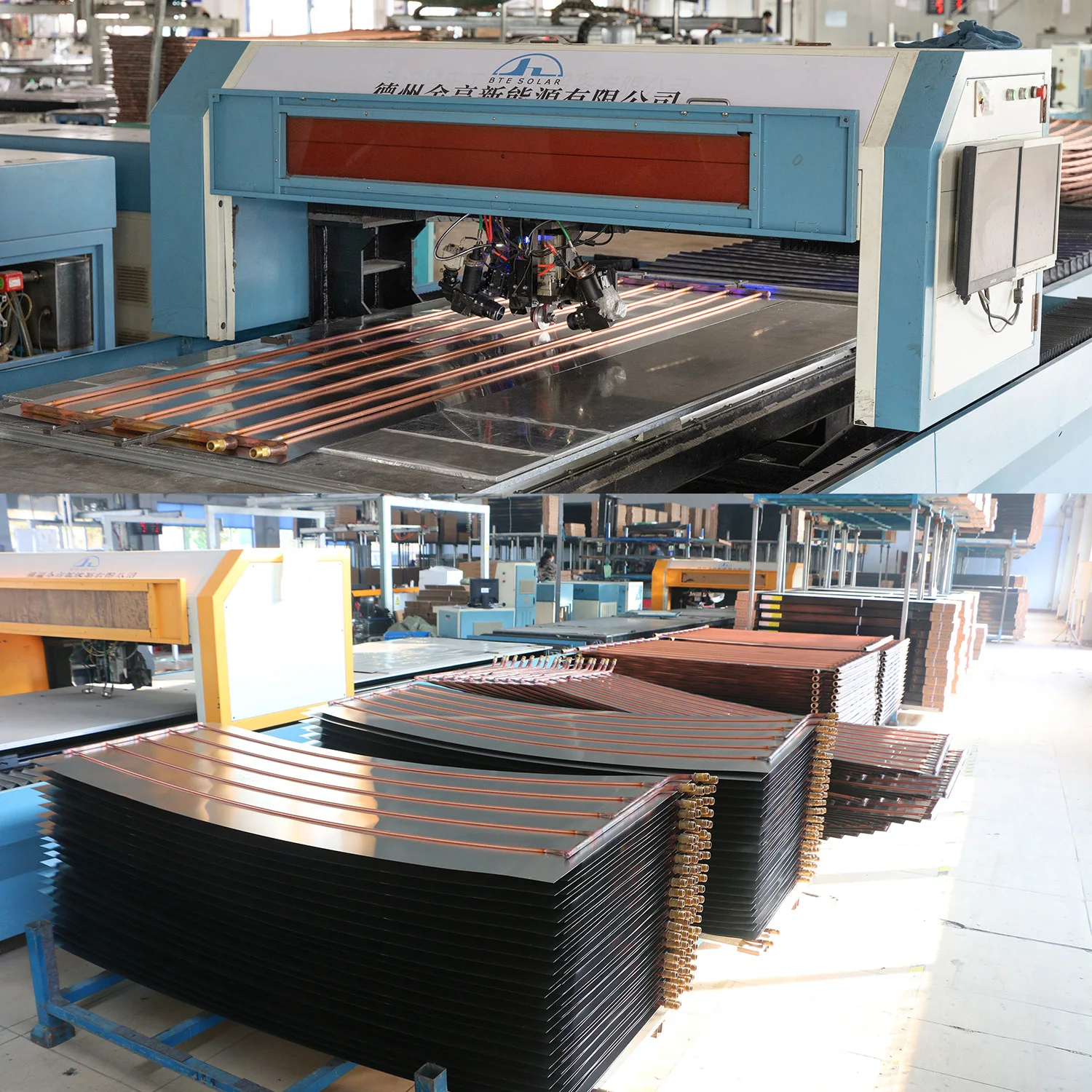 Soletks 2024 Hot sale evacuated flat plate solar collector prices Laser Welding tinox copper solar absorber plate