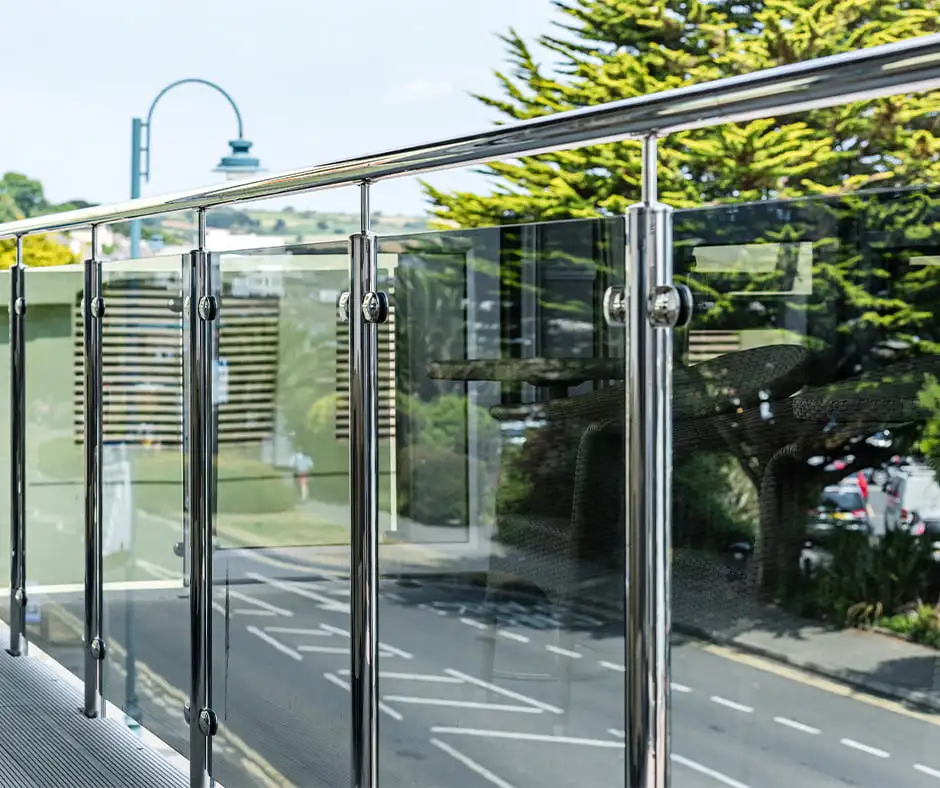 one stop solution for staircase glass railing and balcony/terrace glass railing