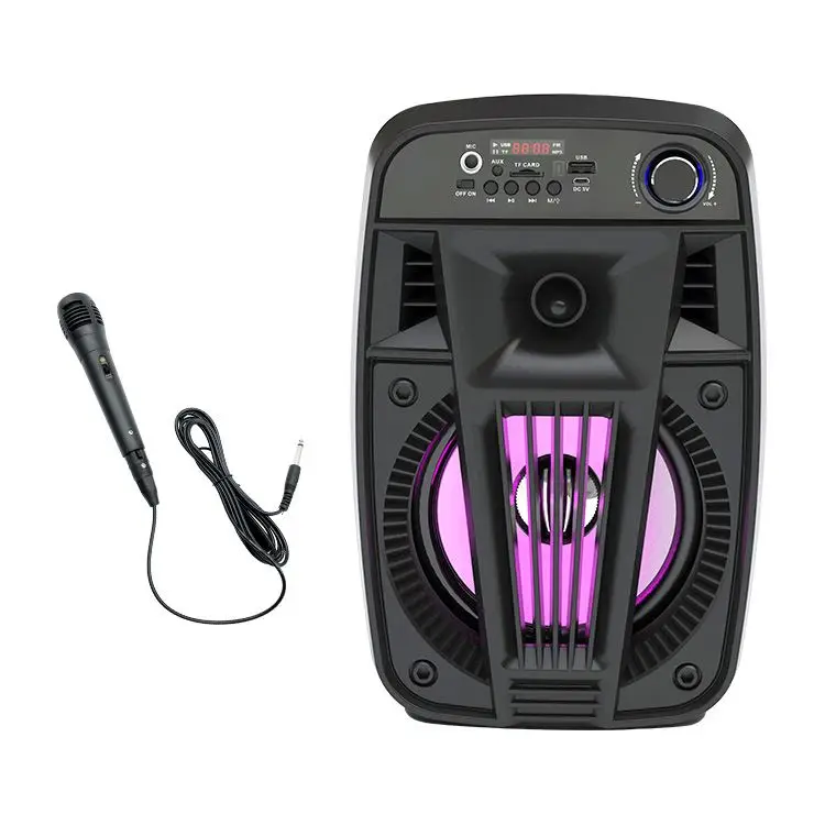 CD 101 BT караоке беспроводной Bluetooth Портативный dj-динамик