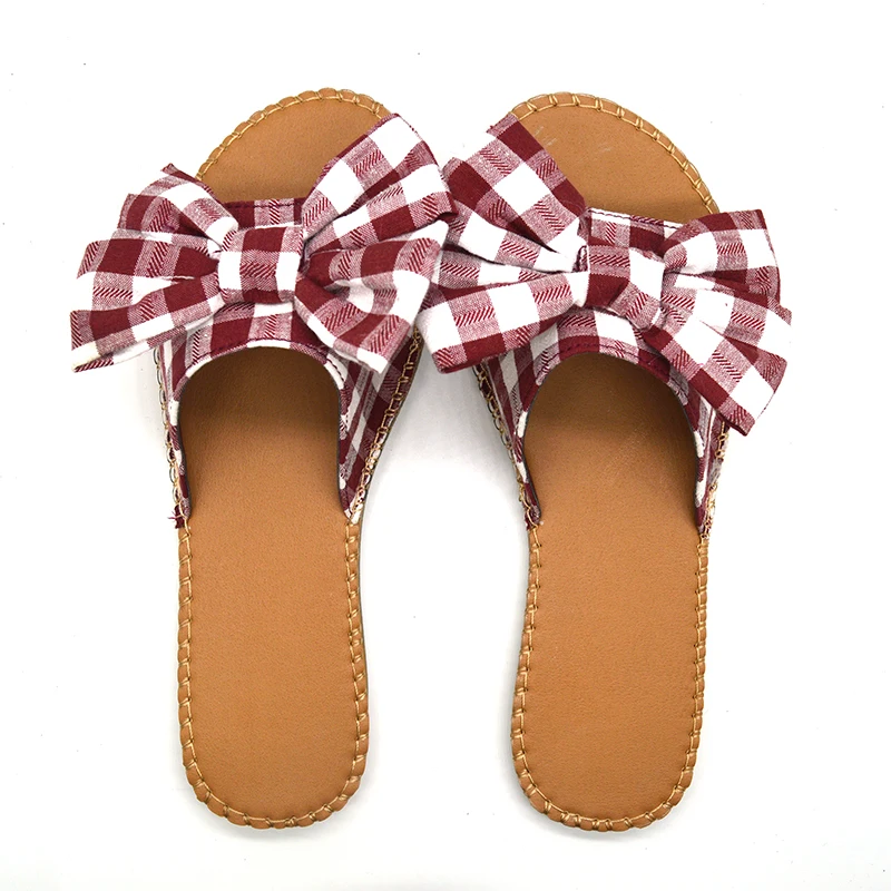 Fashionable Flower Shape Upper Summer Beautiful Latest Women Flat Sandals