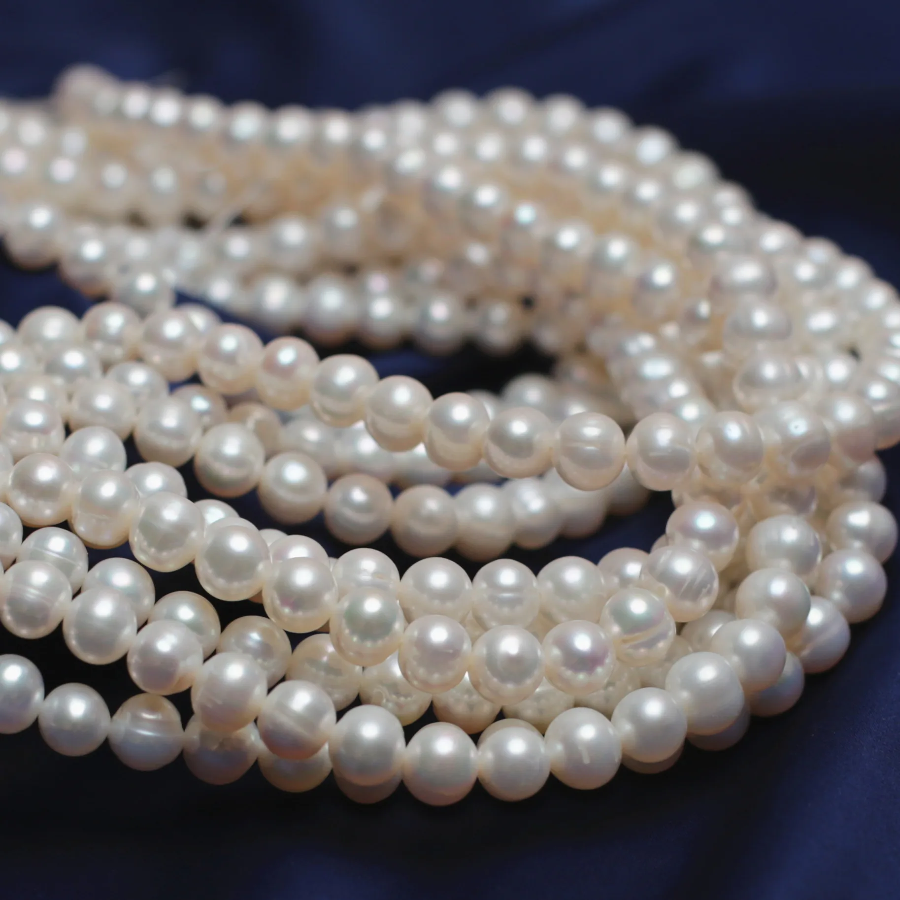 LOW MOQ 8-9 mm potato nice luster quality fresh water natural pearl price