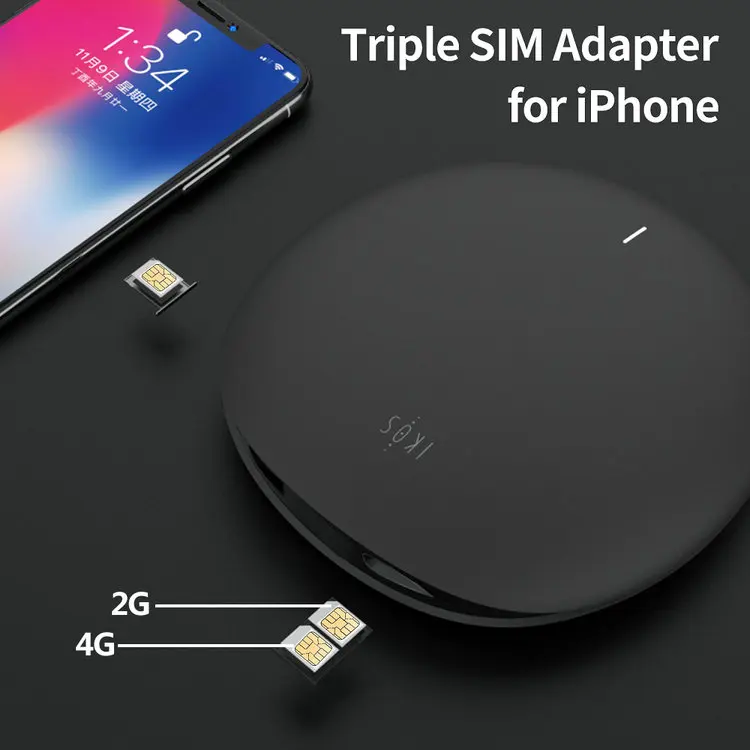2023 новейшие IKOS двойная карта два режима ожидания Три R SIM части лоток адаптер для